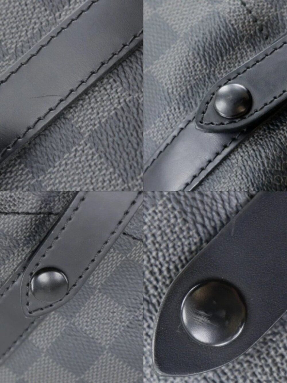 LOUIS VUITTON Christopher PM Backpack Daypack N41379 black Damier Grafitto.. - Picture 9 of 12